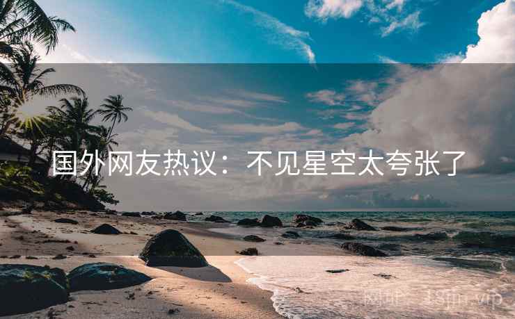 国外网友热议：不见星空太夸张了  第2张