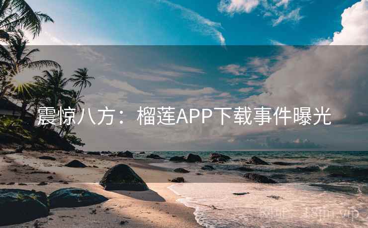 震惊八方：榴莲APP下载事件曝光  第2张